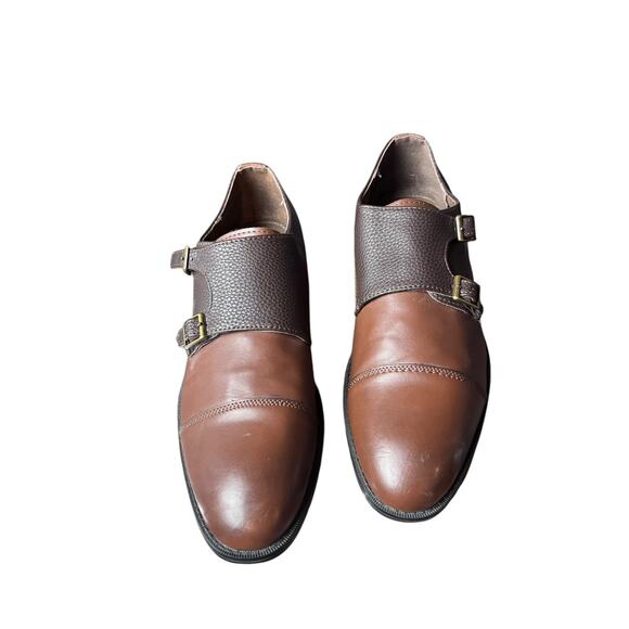 Joseph Abboud Glenn Slip on Monk Men's Strap 11 Dress Shoes Business Casual - Picture 2 of 7